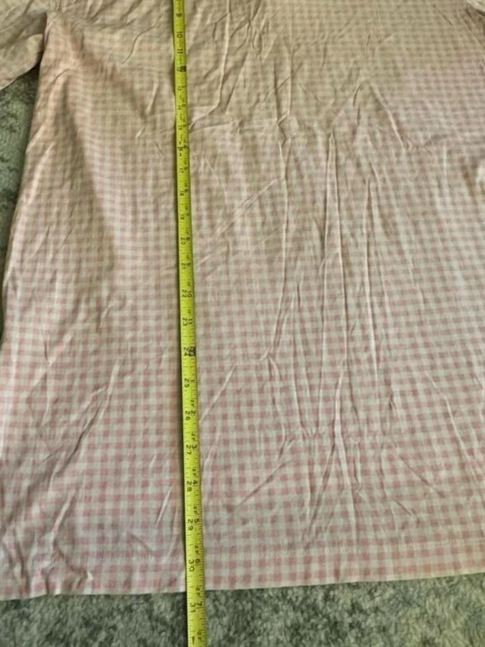 Polo Ralph Lauren Golf Men’s Pink & White Plaid Golf Polo Size Medium